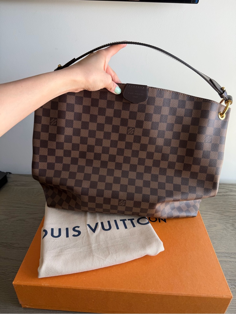 Louis Vuitton Damier Ebene Graceful MM New💫 - Picture 4 of 11